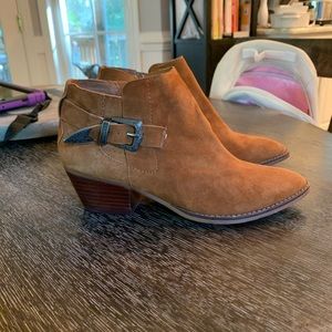 Steve Madden Cassie Suede Western Bootie 8